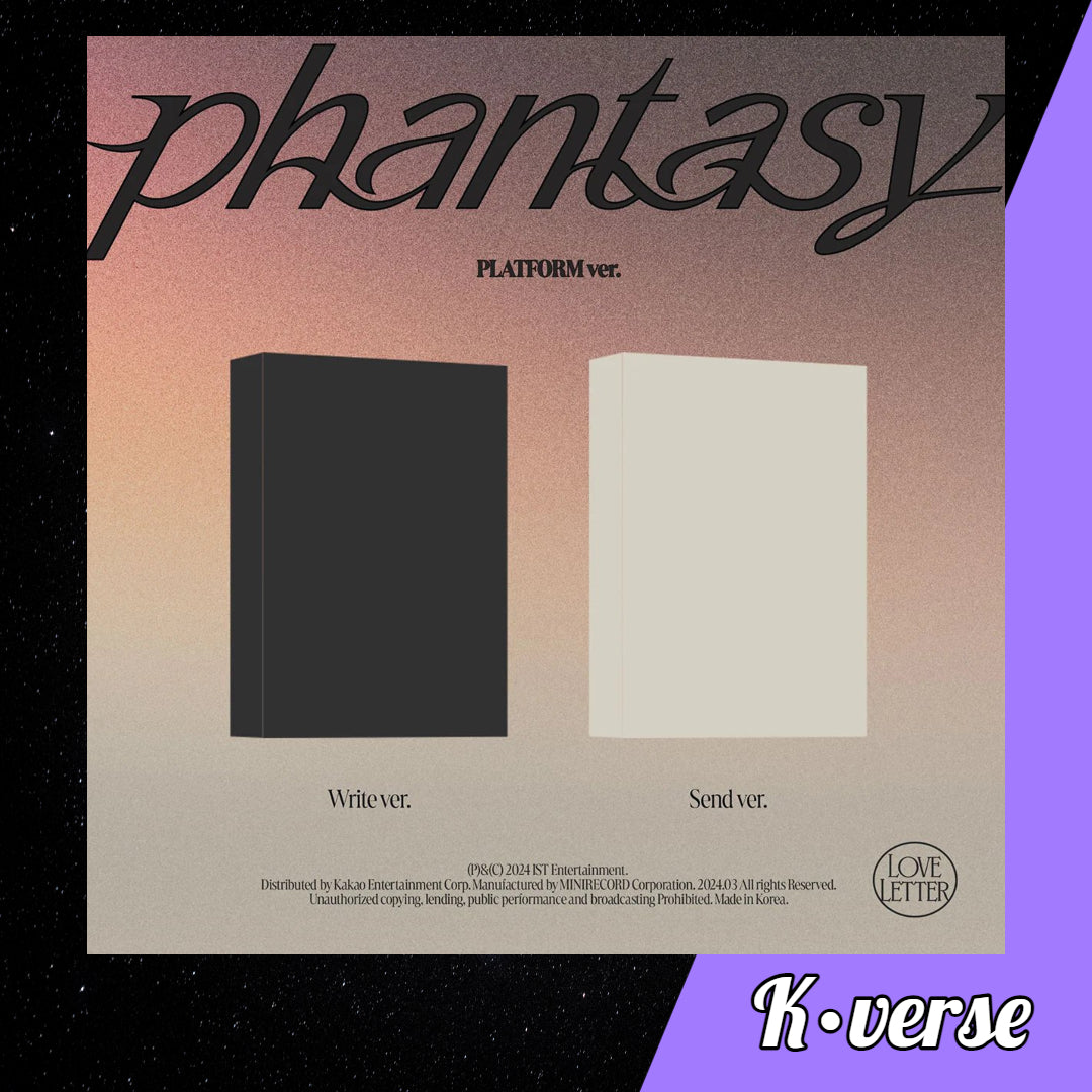 THE BOYZ 2nd Album 'Phantasy Pt.3 Love Letter' ver. Platform