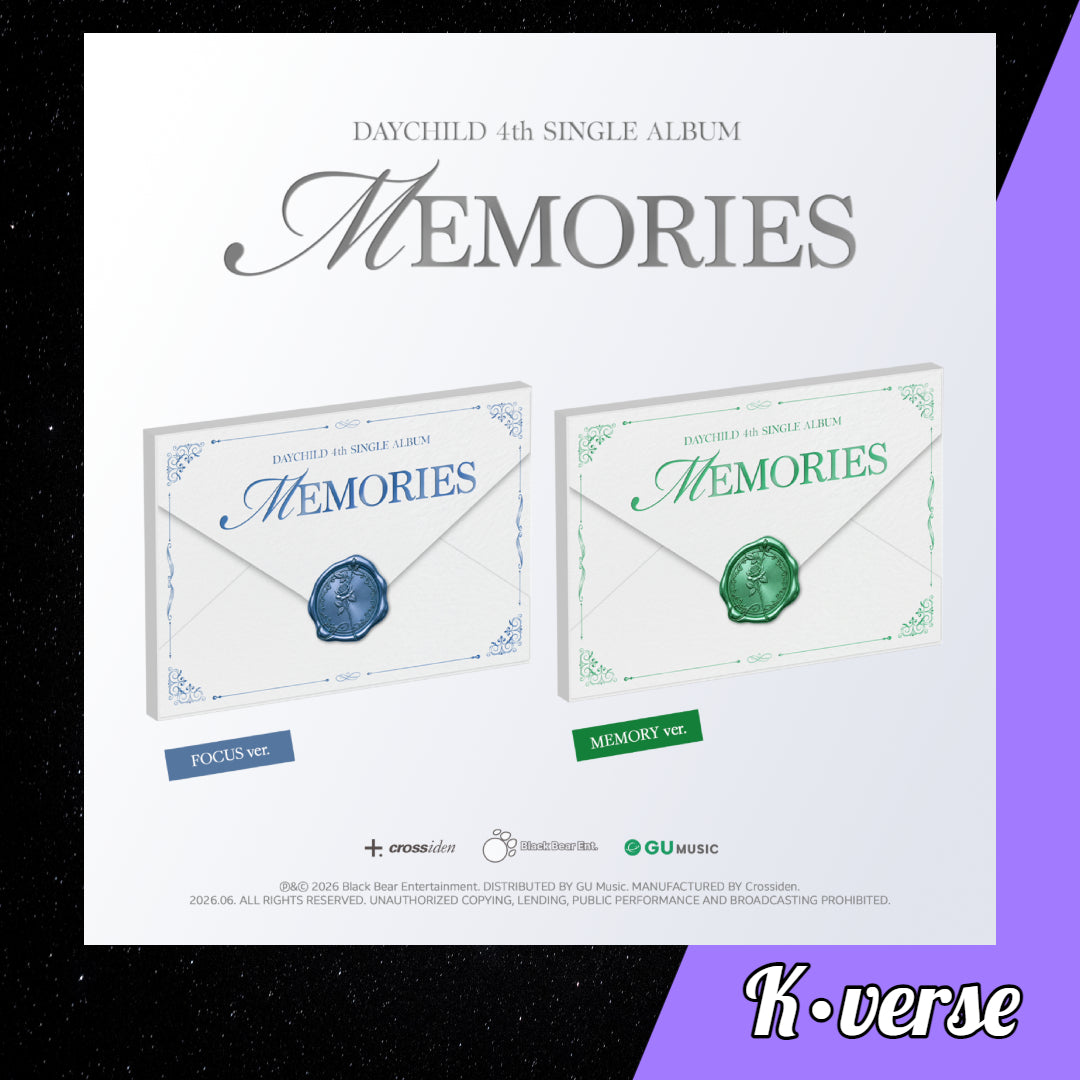 Preorder: DAYCHILD 4th Single Album 'MEMORIES'