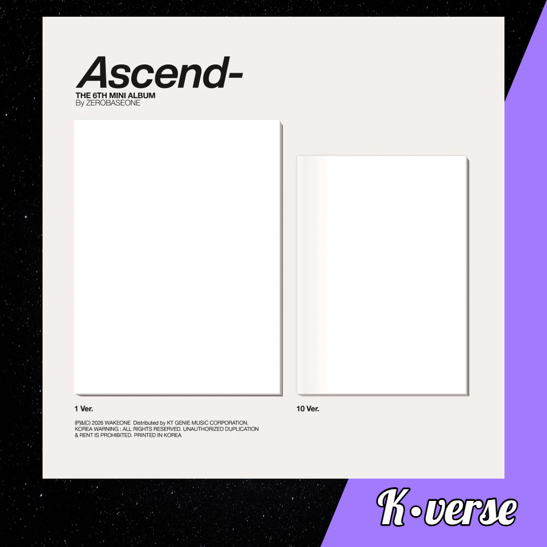 ZEROBASEONE 6th Mini Album 'Ascend-' ver. Photobook