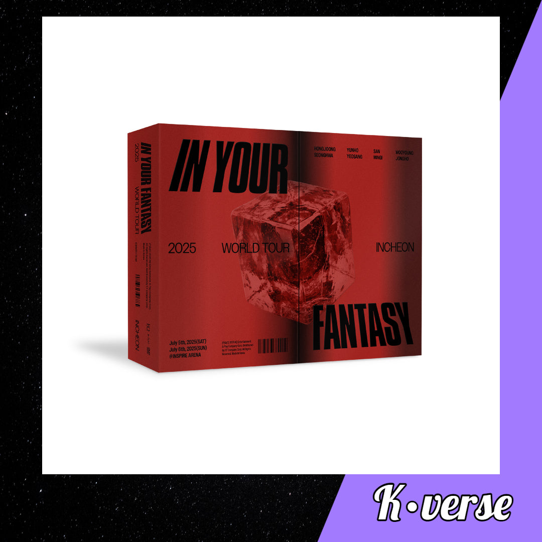 Preorder: ATEEZ 2025 World Tour in Incheon 'IN YOUR FANTASY' ver. DVD