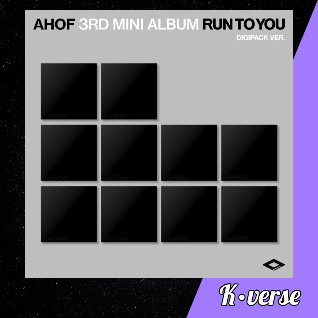 Preorder: AHOF 3rd Mini Album 'RUN TO YOU' ver. Digipack