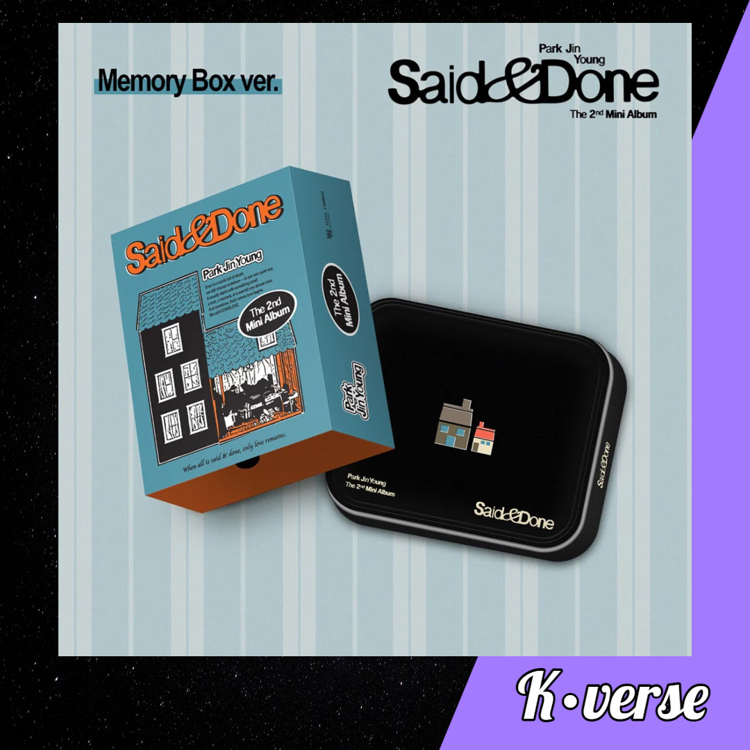 Park Jin Young 2nd Mini Album 'Said&Done' ver. Memory Box