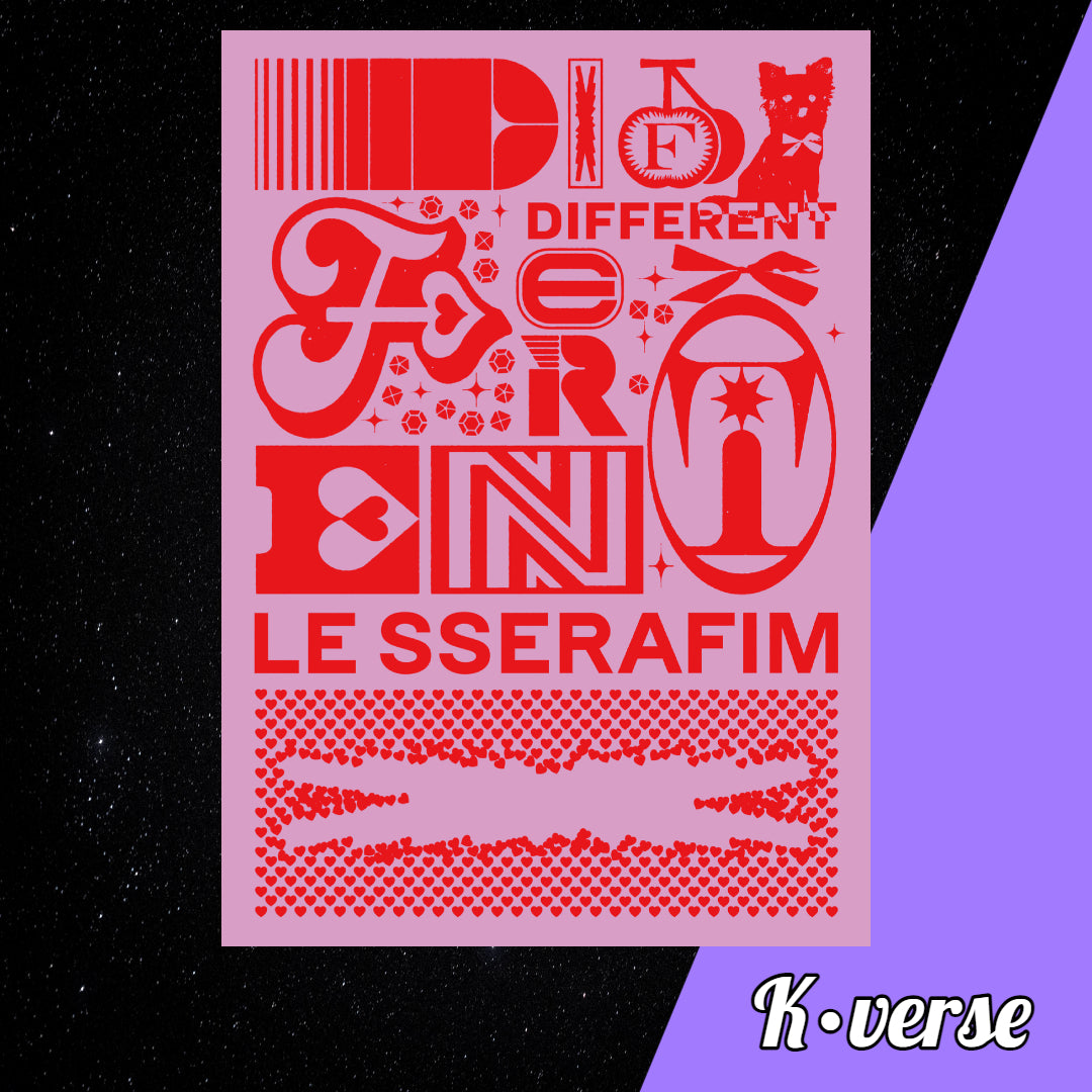 LE SSERAFIM Japan 4th Single Album 'DIFFERENT' ver. NOSTALGIC YLANG