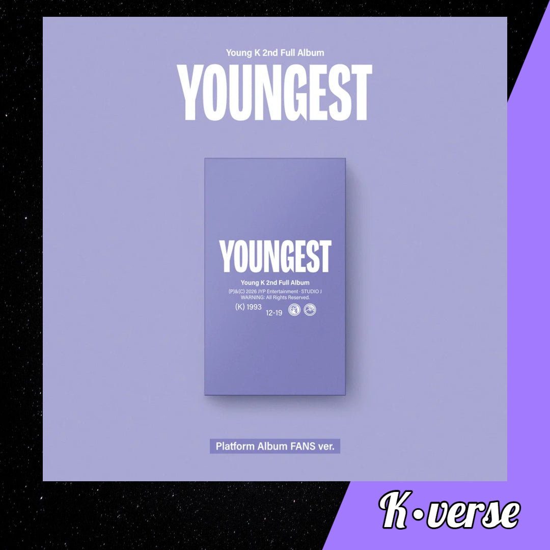 Preorder: Young K 2nd Full Album 'YOUNGEST' ver. FANS Platform