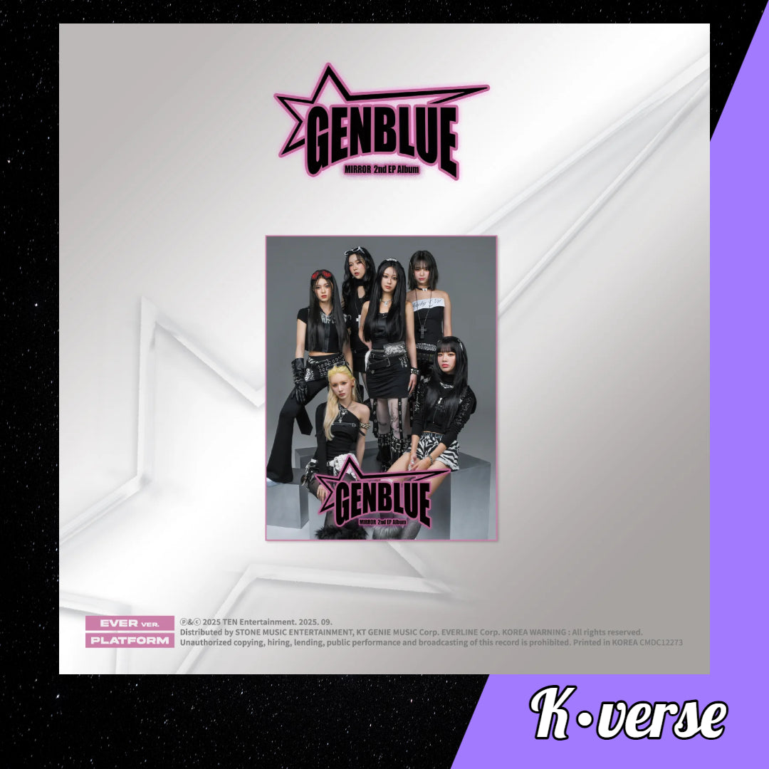 Preorder: GENBLUE 2nd EP Album 'MIRROR' ver. Poca