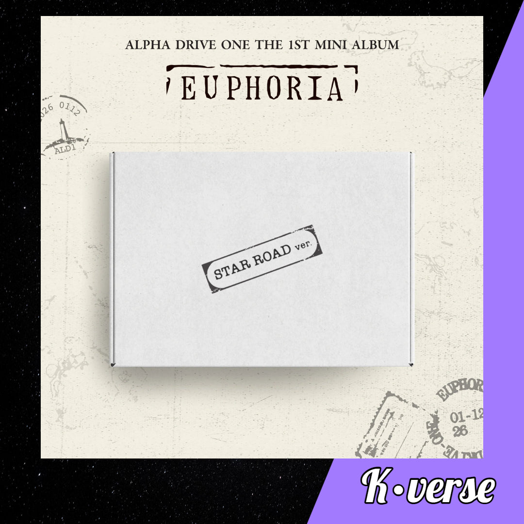 Preorder: ALPHA DRIVE ONE 1st Mini Album 'EUPHORIA' ver. STAR ROAD