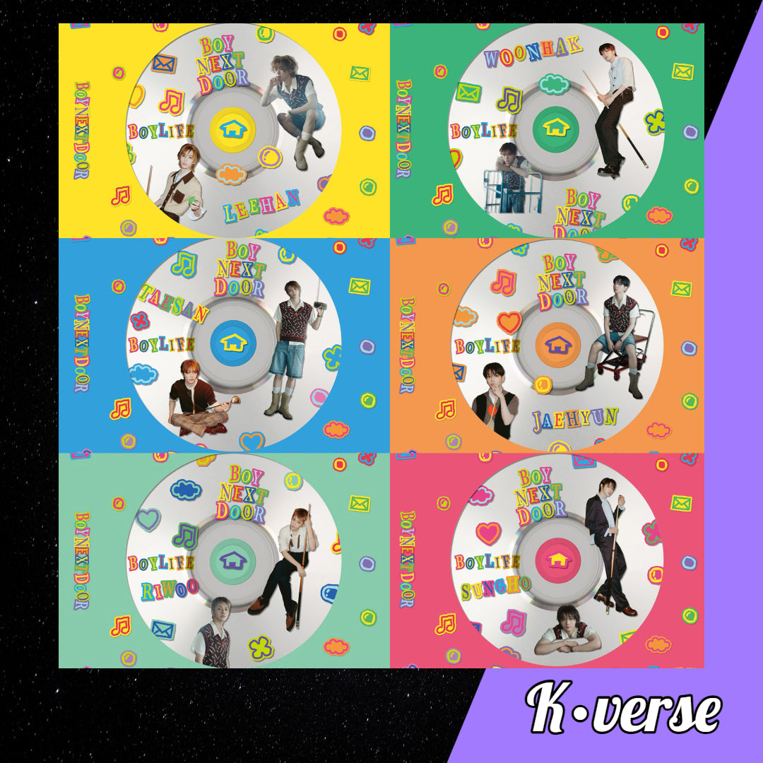 BOYNEXTDOOR Japan 2nd Single 'BOYLIFE' ver. Member