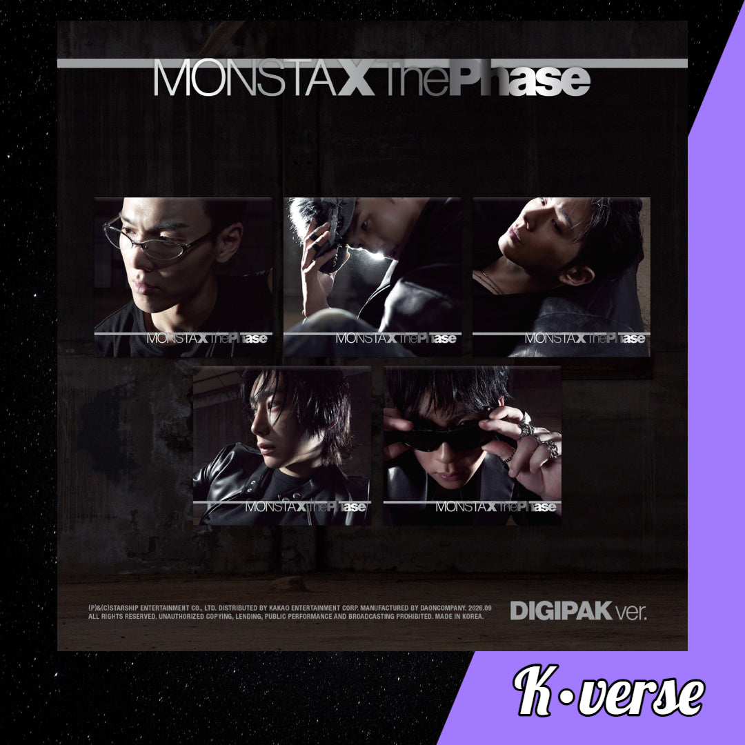 Preorder: MONSTA X EP Album 'The Phase' ver. Digipak