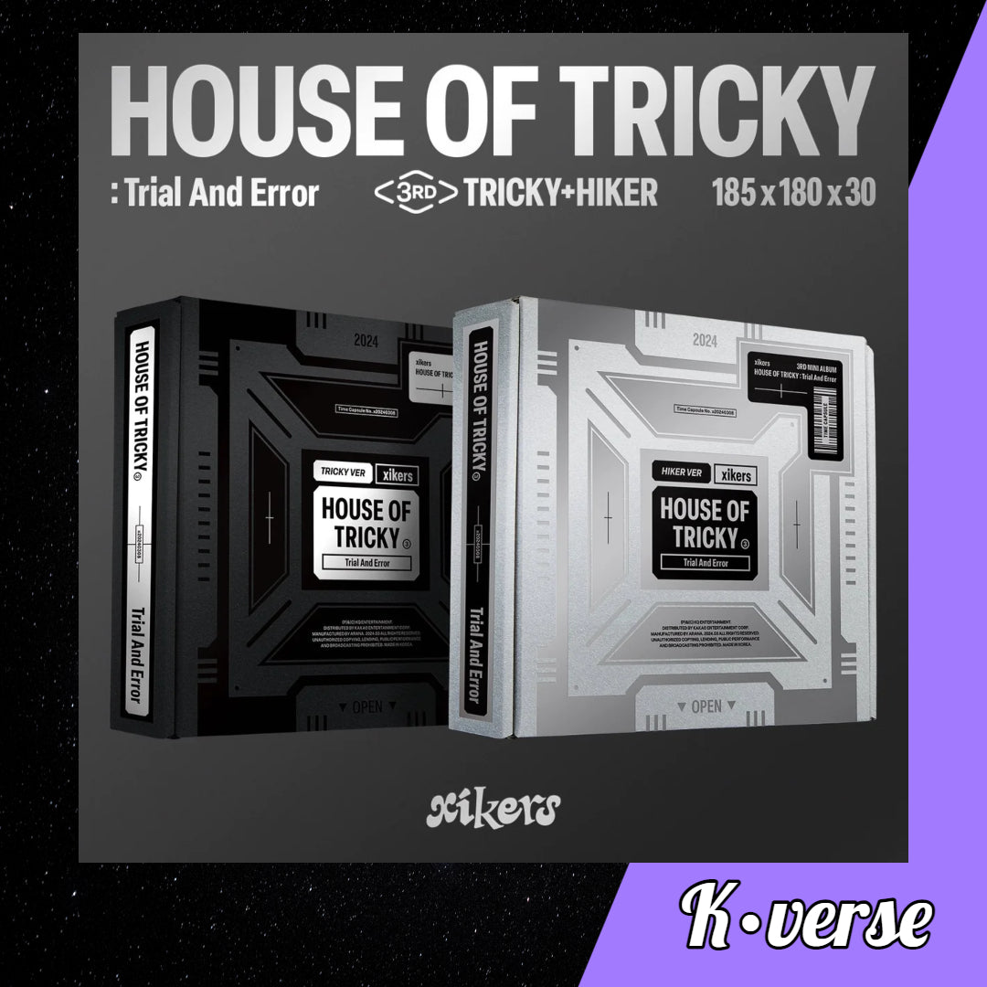 XIKERS 3rd Mini Album 'House Of Tricky: Trial And Error' (Random)