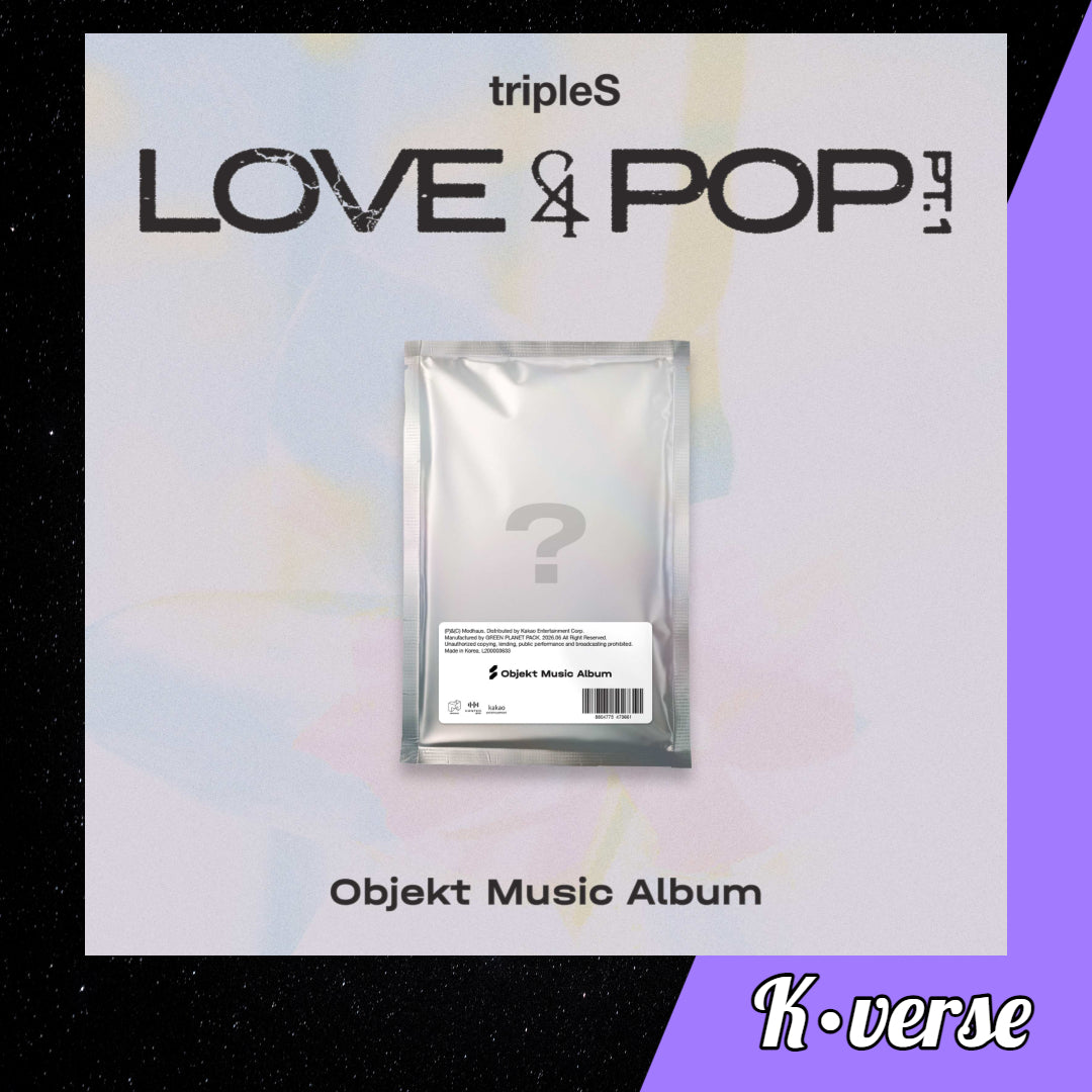 Preorder: TripleS 'LOVE&POP Pt. 1' ver. Objekt Music Album
