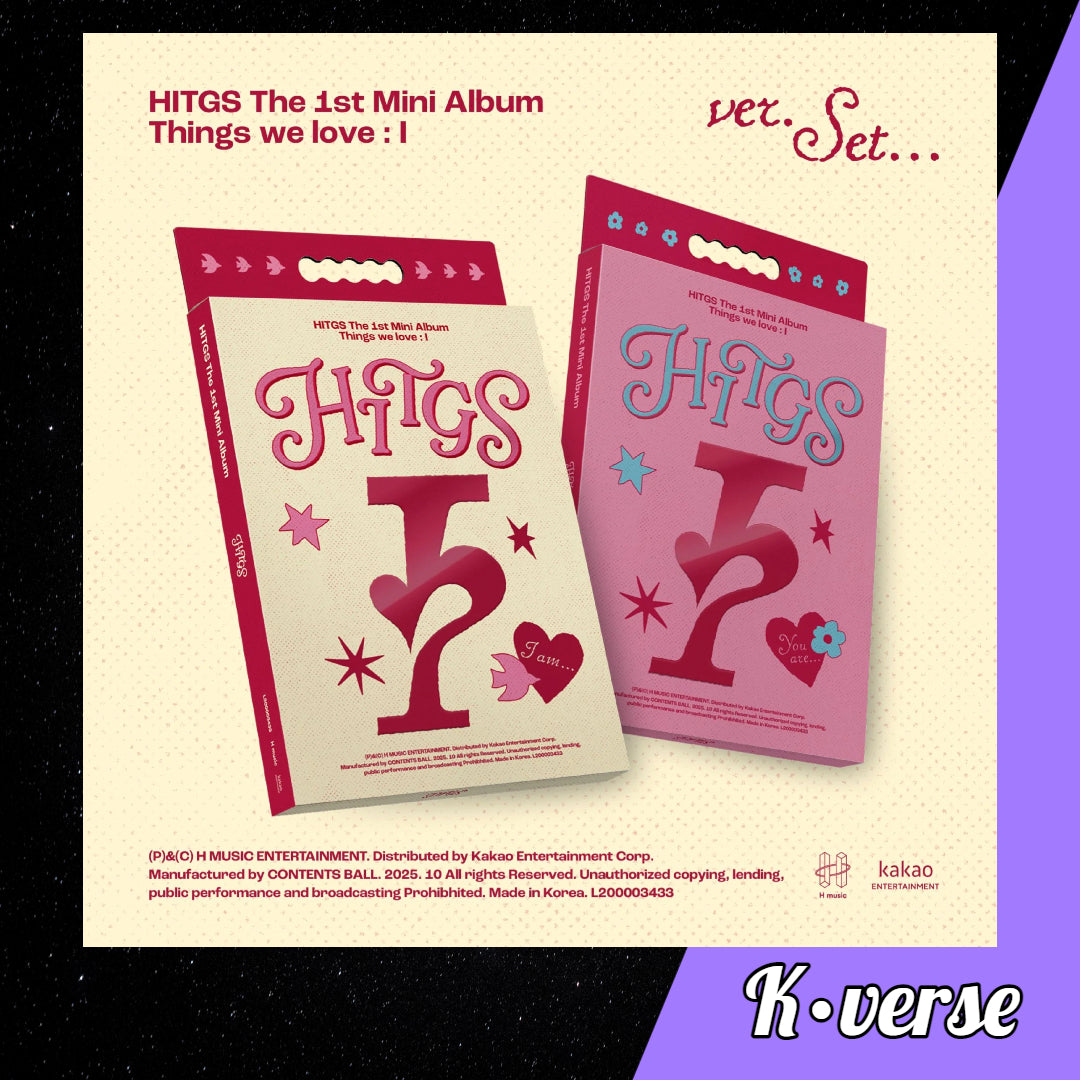 Preorder: HITGS 1st Mini Album 'Things we love: I' ver. Set...