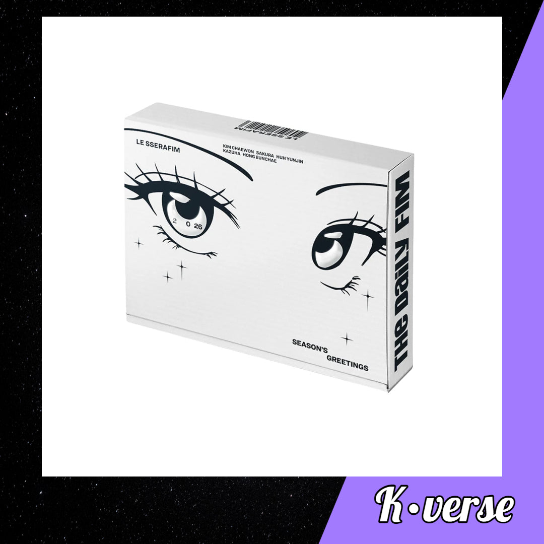 LE SSERAFIM 2026 SEASON’S GREETINGS 未開封 LE SSERAFIM 2026 Season's Greetings 'THE DAILY FILM' – K•verse