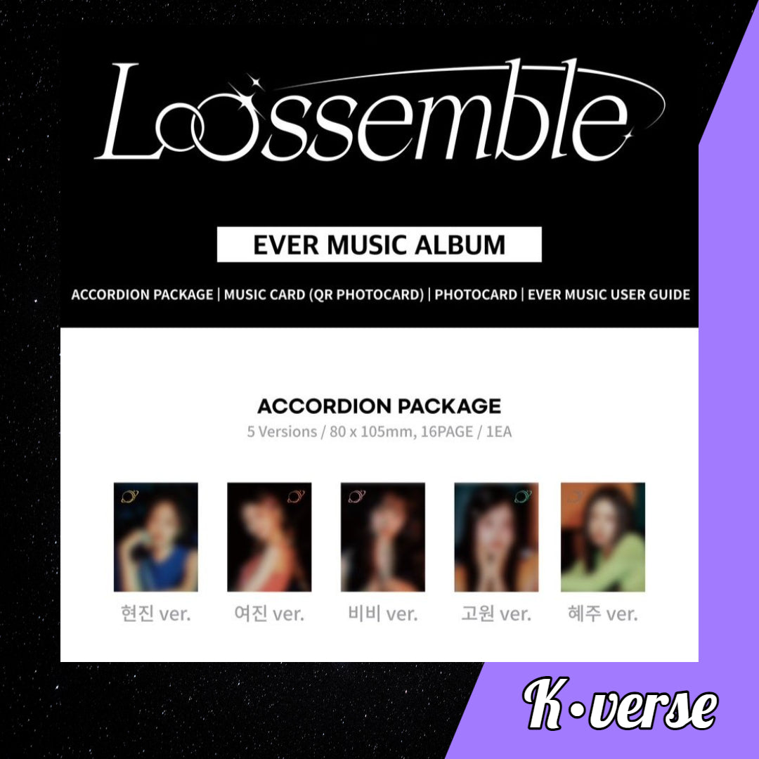 LOOSSEMBLE 1st Mini Album ver. Ever Music Album