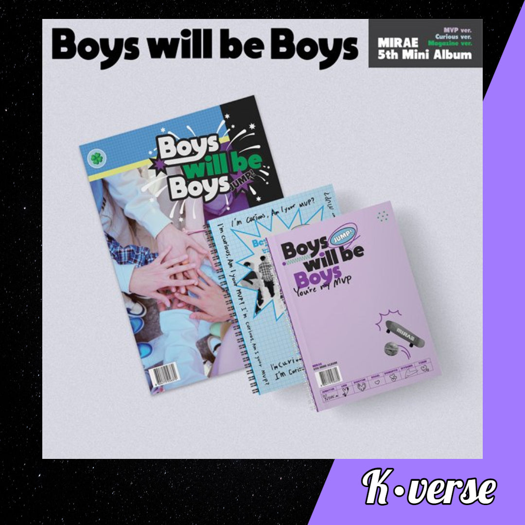 Mirae Boys Will Be Boys 5th Mini Album