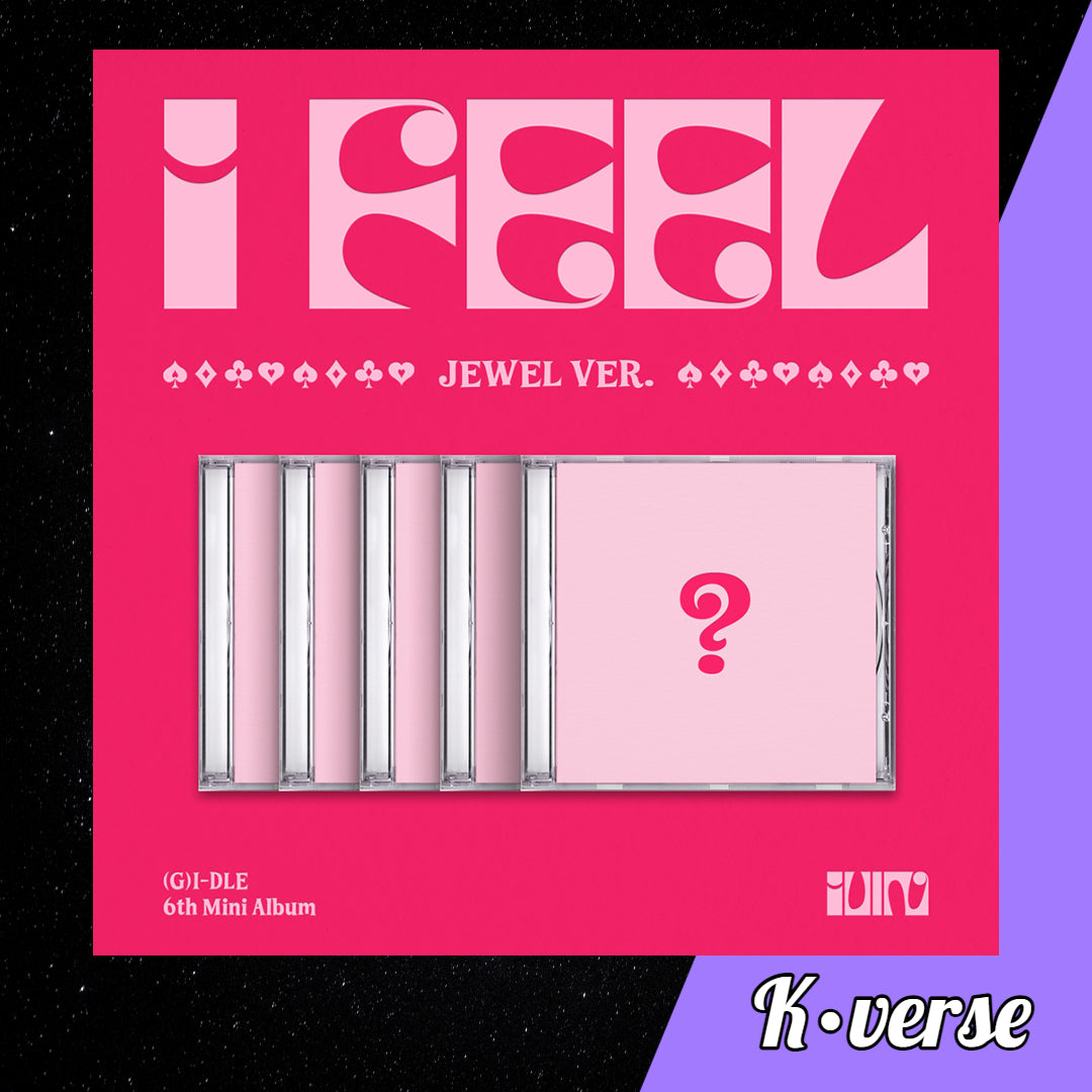 (G)I-DLE I Feel 6th Mini Album ver. Jewel Case