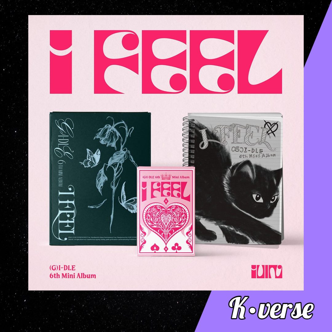(G)I-DLE I Feel 6th Mini Album (Random)