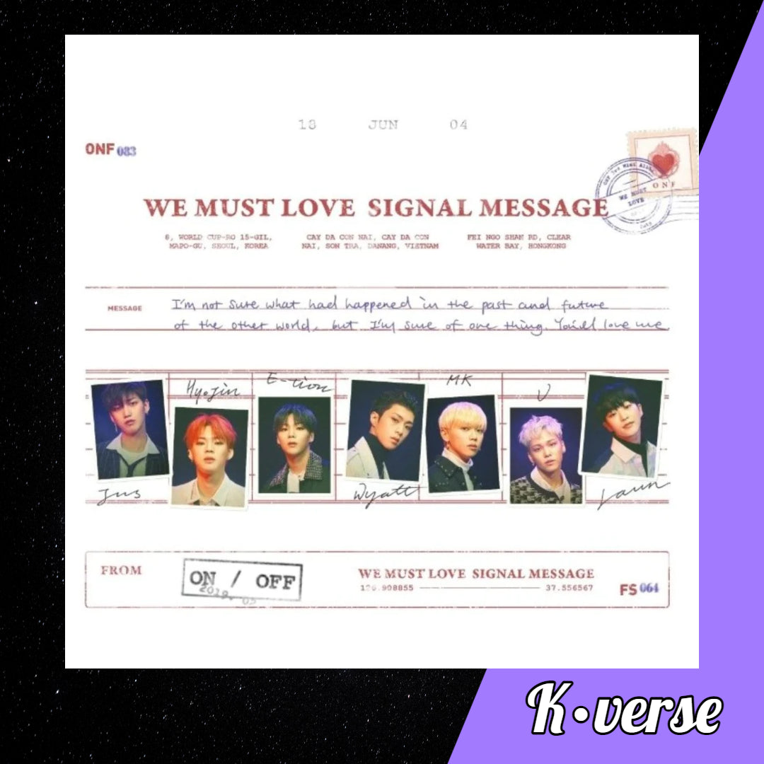 ONF We Must Love 3rd Mini Album