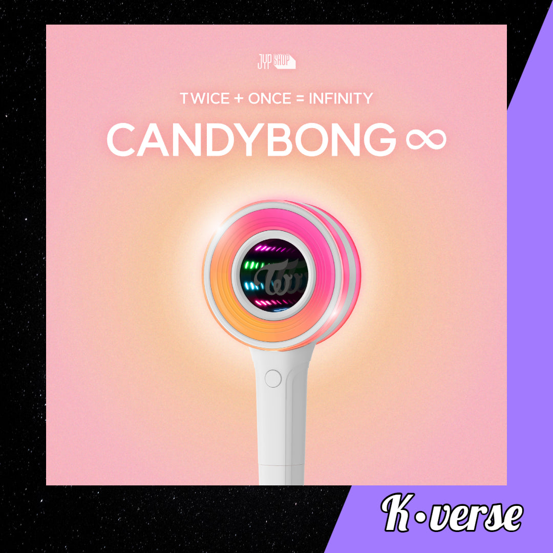 生産停止 TWICE 公式ペンライト candy bong ∞ ver.3 - CD