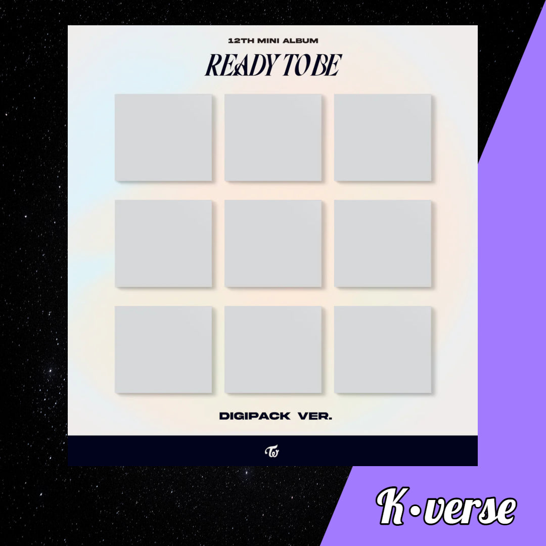 TWICE Ready To Be 12th Mini Album Digipack