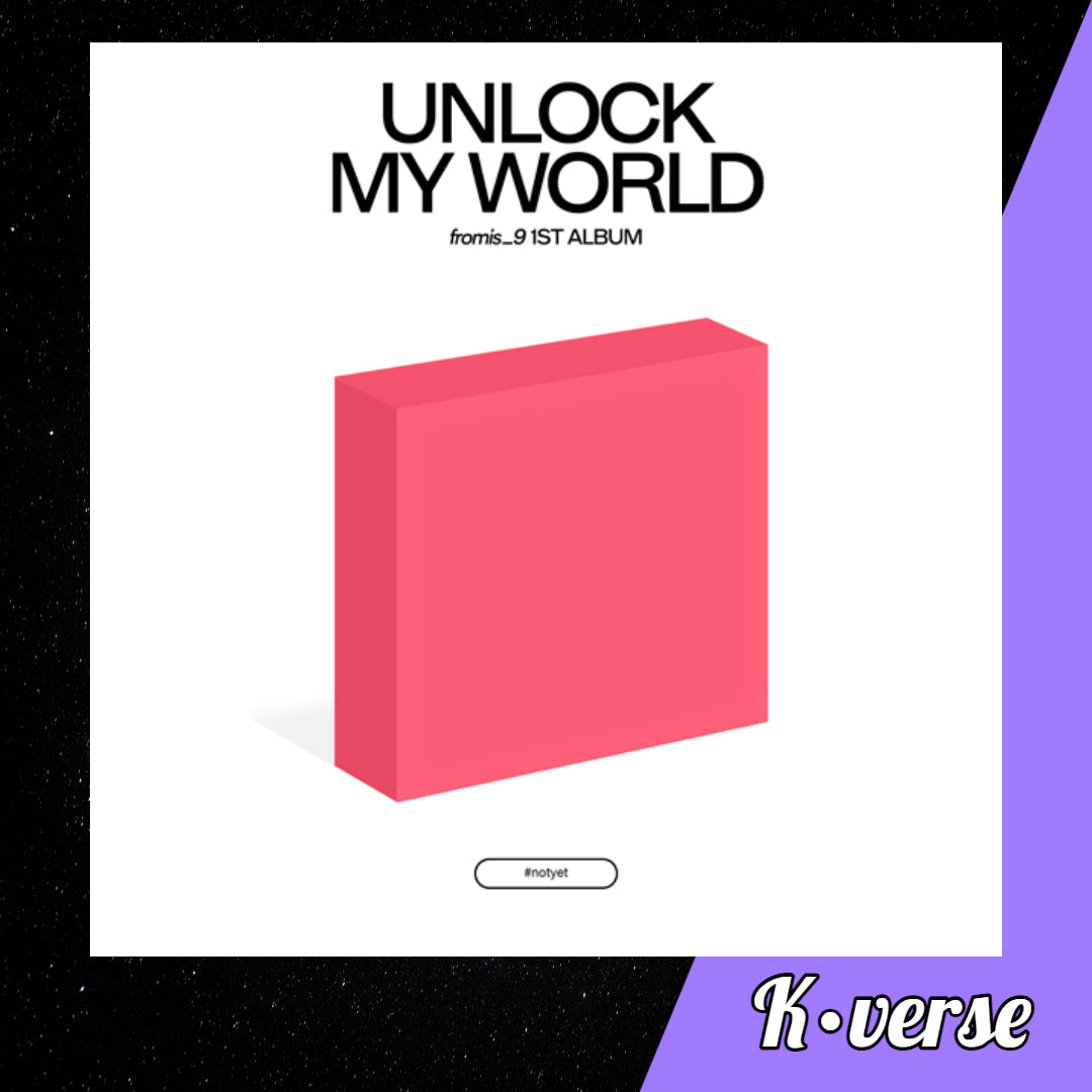 Fromis_9 Unlock My World 1st Album ver. KiT