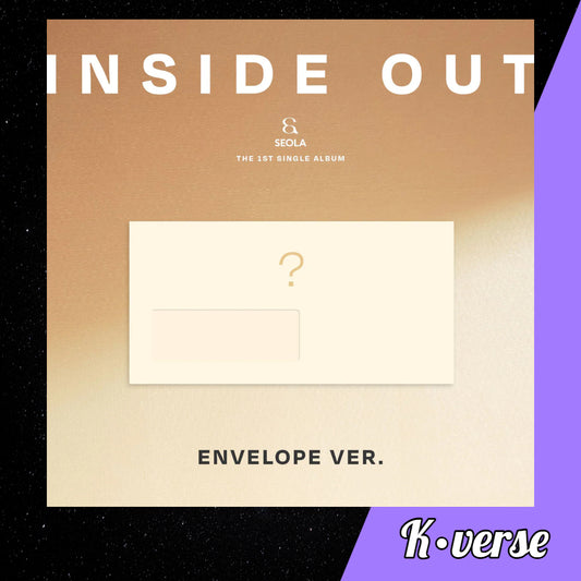 SEOLA 1st Single Album 'Inside Out' ver. Envelope