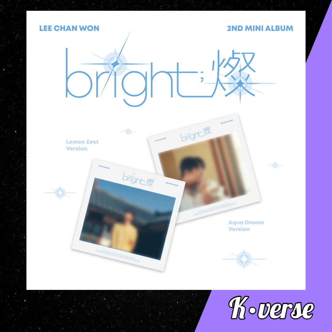 Lee Chanwon 2nd Mini Album 'bright;燦' ver. Digipack