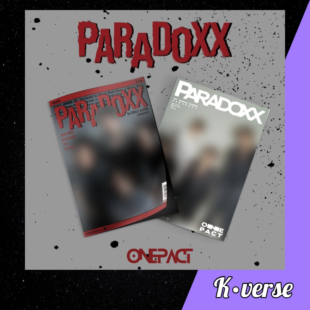 ONE PACT 1st Single Album 'PARADOXX'