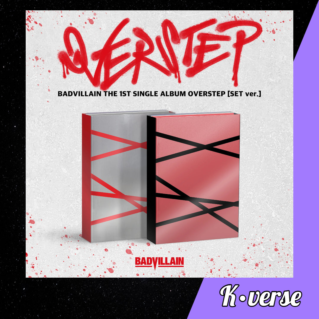 BADVILLAIN 1st Single Album 'OVERSTEP'