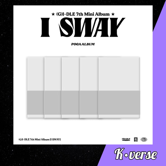 (G)I-DLE 7th Mini Album 'I SWAY' ver. Pocaalbum