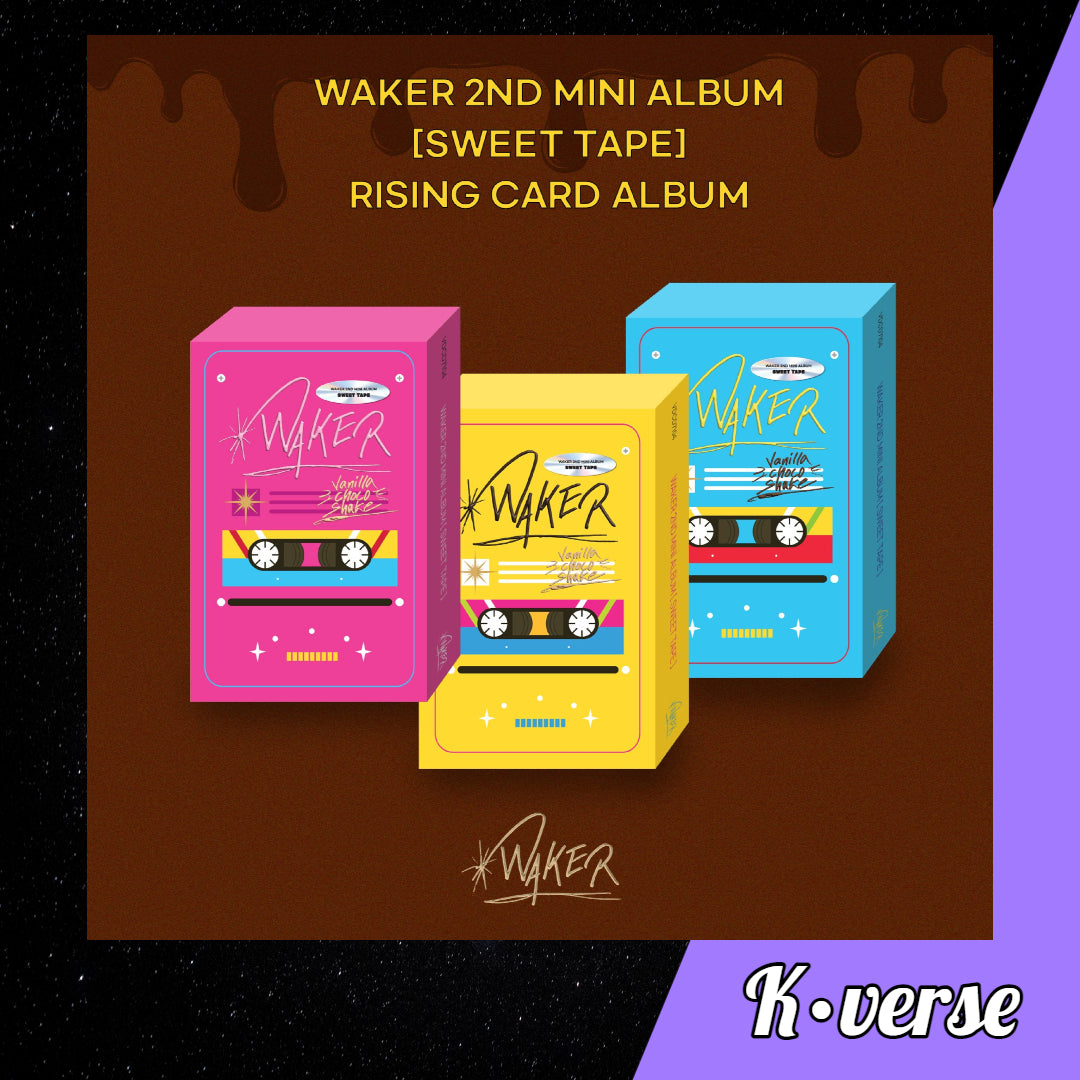 WAKER 2nd Mini Album 'Sweet Tape' ver. Rising Card Album