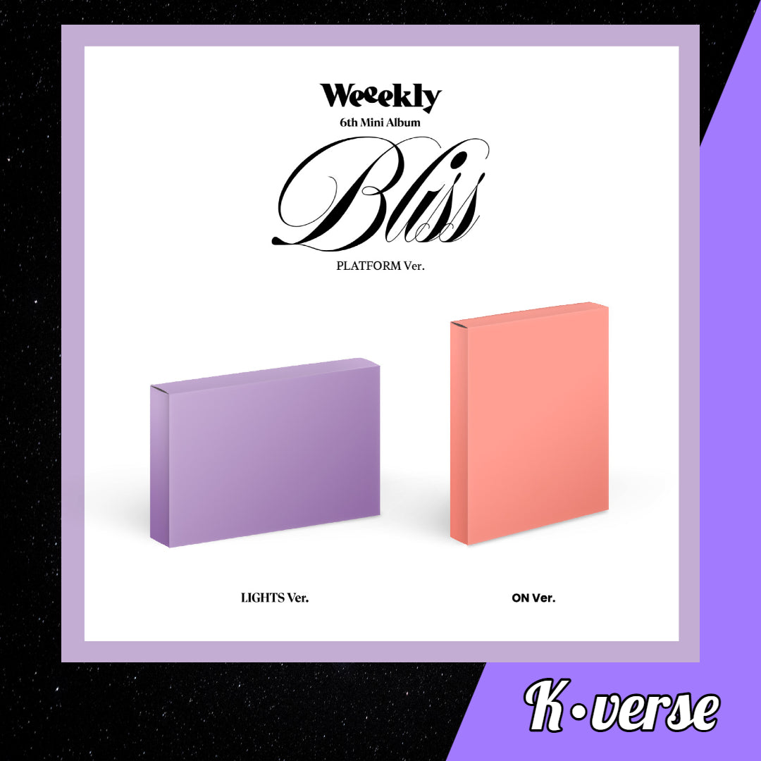 WEEEKLY 6th Mini Album 'Bliss' ver. Platform