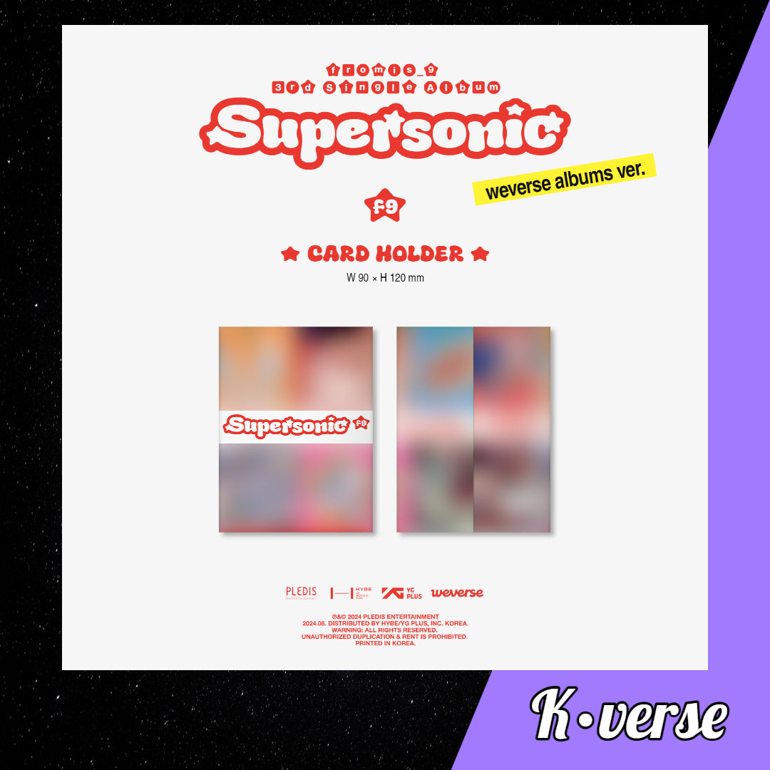 fromis_9 3rd Single Album 'Supersonic' ver. Weverse