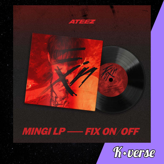 Preorder: Mingi (ATEEZ) LP 'FIX ON/OFF' Birthday Official MD