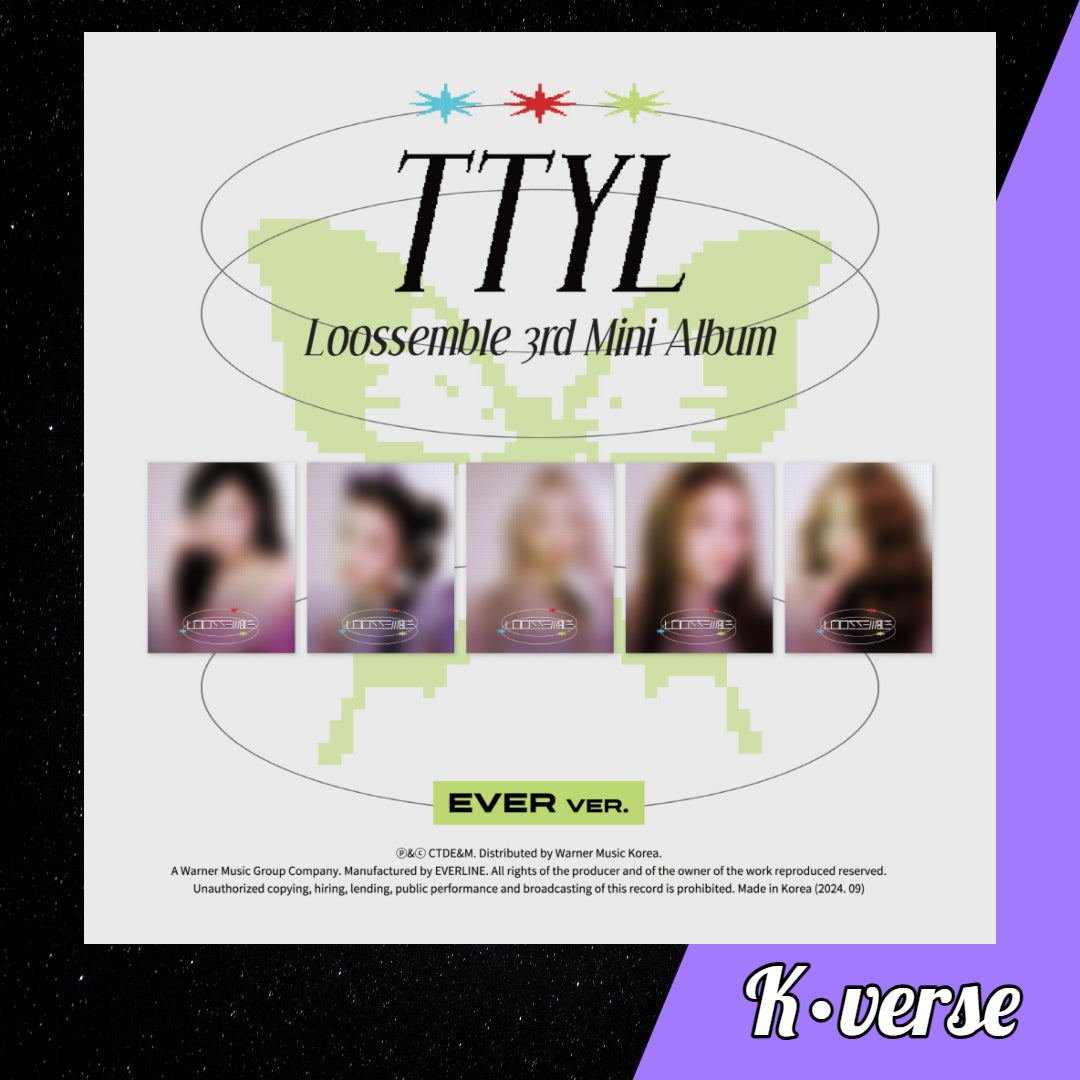 LOOSSEMBLE 3rd Mini Album 'TTYL' ver. Ever Music Album