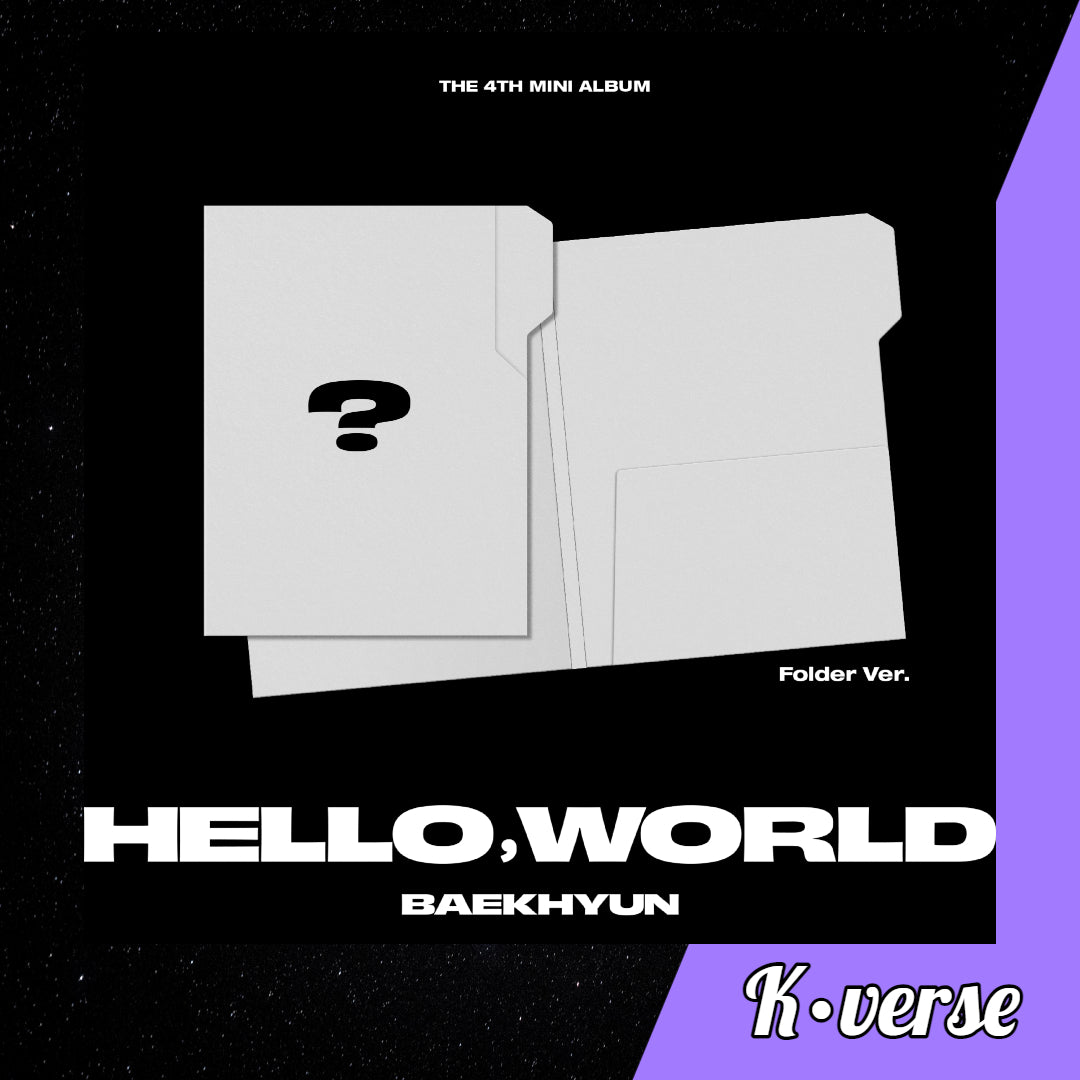 Baekhyun 4th Mini Album 'HELLO, WORLD' ver. Folder