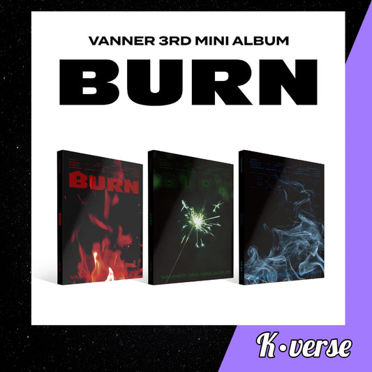 Preorder: VANNER 3rd Mini Album 'BURN'