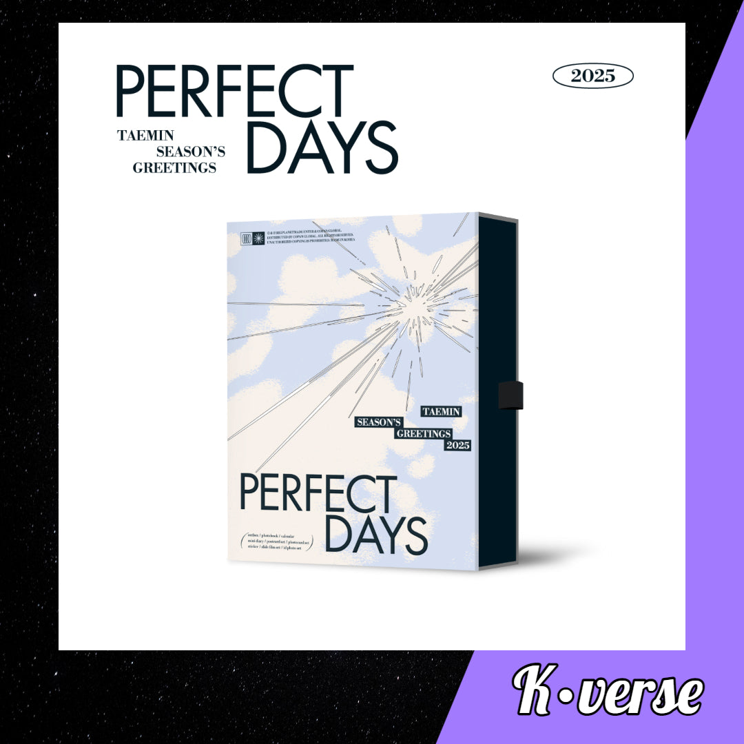 Preorder: TAEMIN 2025 Season's Greetings 'PERFECT DAYS'