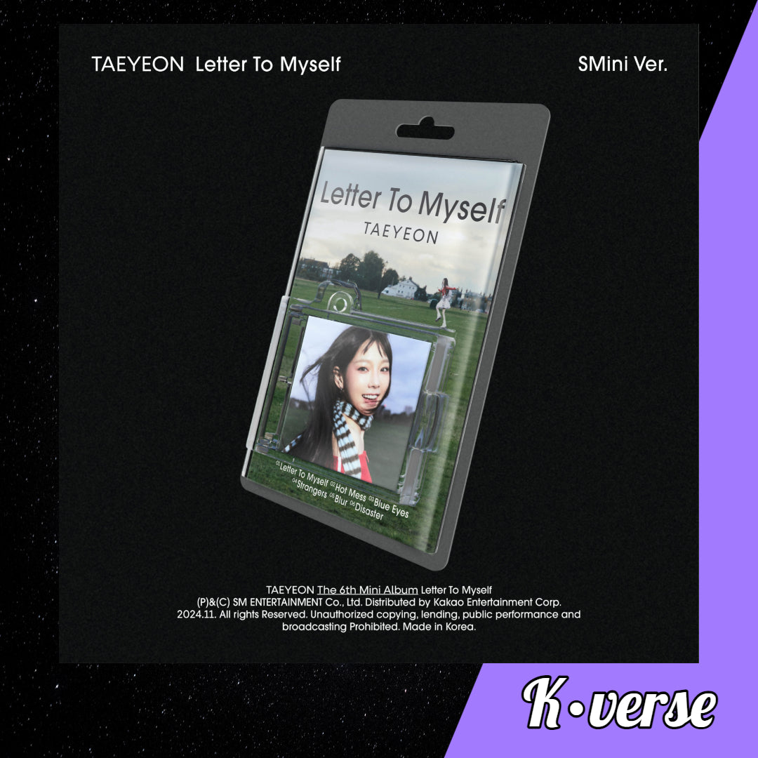 TAEYEON 6th Mini Album 'Letter To Myself' ver. SMini