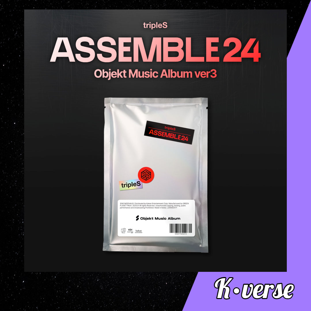 Preorder: TripleS 1st Full Album 'ASSEMBLE24' Objekt Music Album ver3