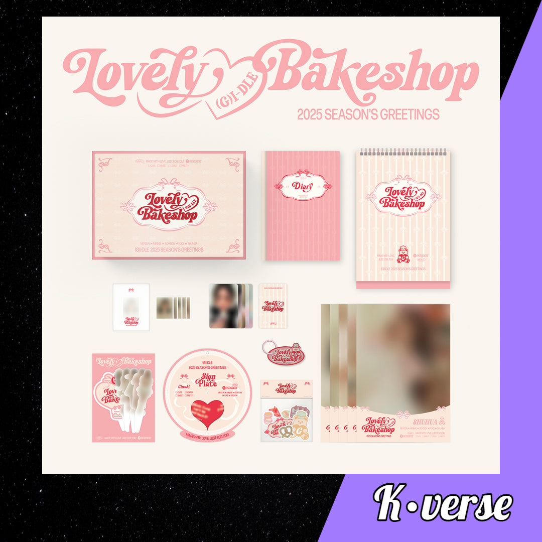 Preorder: (G)I-DLE 2025 Season's Greetings 'LOVELY BAKESHOP'