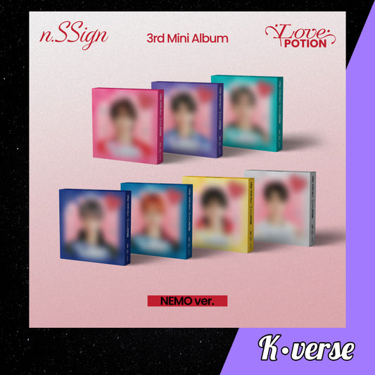 Preorder: n.SSign 3rd Mini Album 'Love Potion' Nemo Album