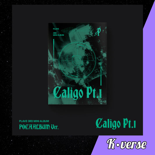 Preorder: PLAVE 3rd Mini Album 'Caligo Pt.1' ver. Pocaalbum