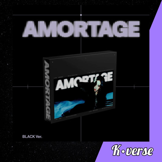 JISOO Mini Album 'AMORTAGE' ver. BLACK