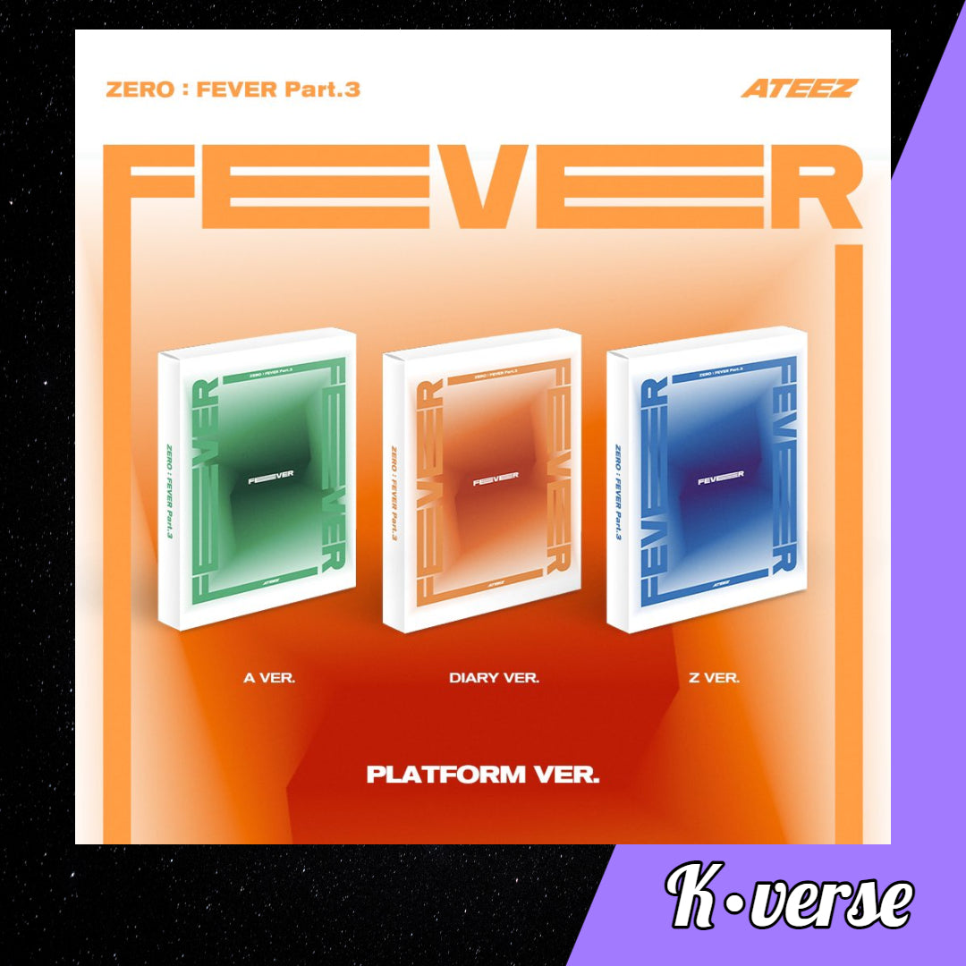 Preorder: ATEEZ 'ZERO: FEVER Part. 3' ver. Platform