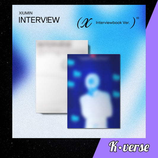 Preorder: XIUMIN 2nd Mini Album 'INTERV!EW (X interviewbook ver.)02'