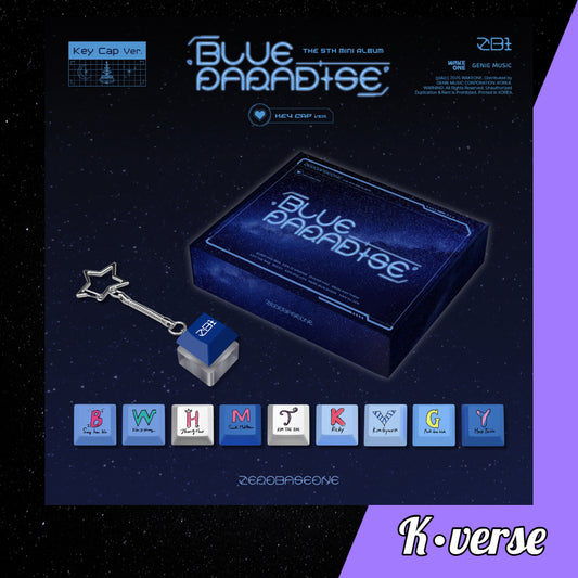 Preorder: ZEROBASEONE 5th Mini Album 'BLUE PARADISE' ver. Key Cap