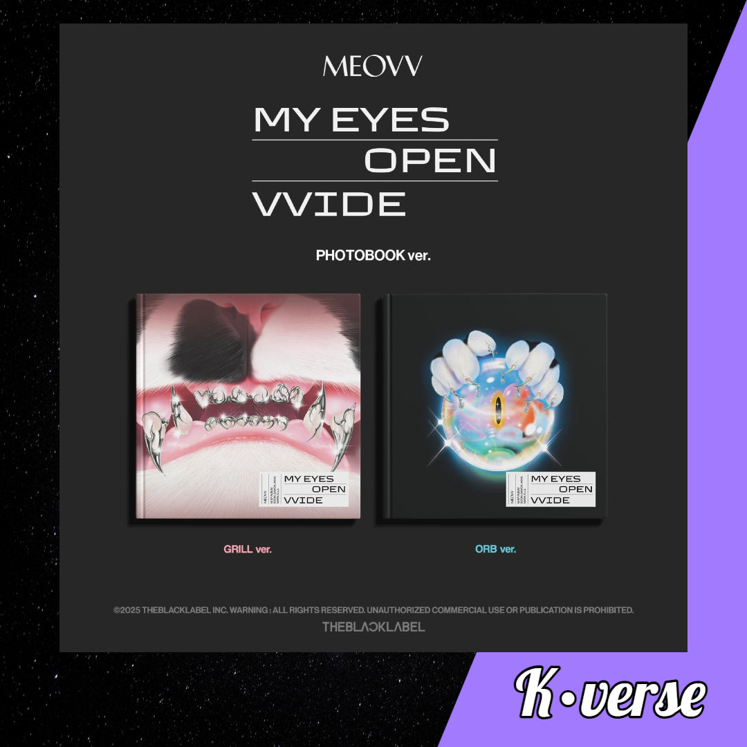 MEOVV 1st EP Album 'MY EYES OPEN VVIDE' ver. Photobook