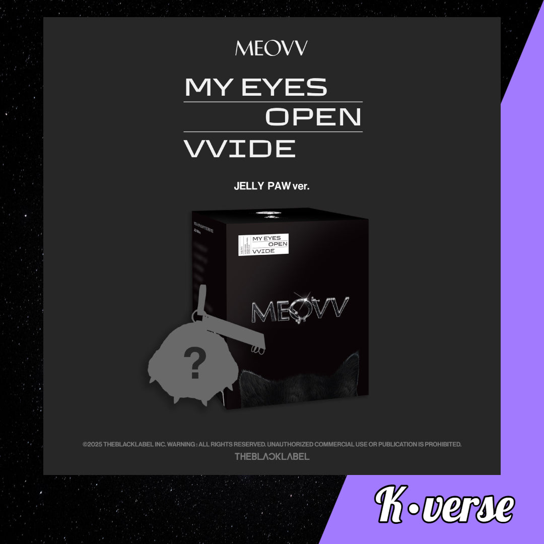 MEOVV 1st EP Album 'MY EYES OPEN VVIDE' ver. Jelly Paw