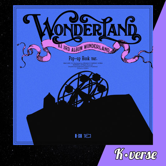 B.I 3rd Full Album 'WONDERLAND' ver. Pop-up Book
