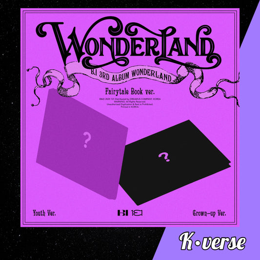 B.I 3rd Full Album 'WONDERLAND' ver. Fairytale Book